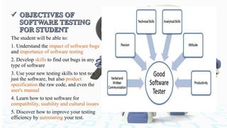 Software testing ppt | PPTX