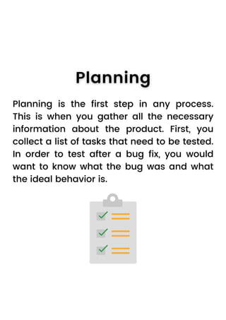 Software testing process