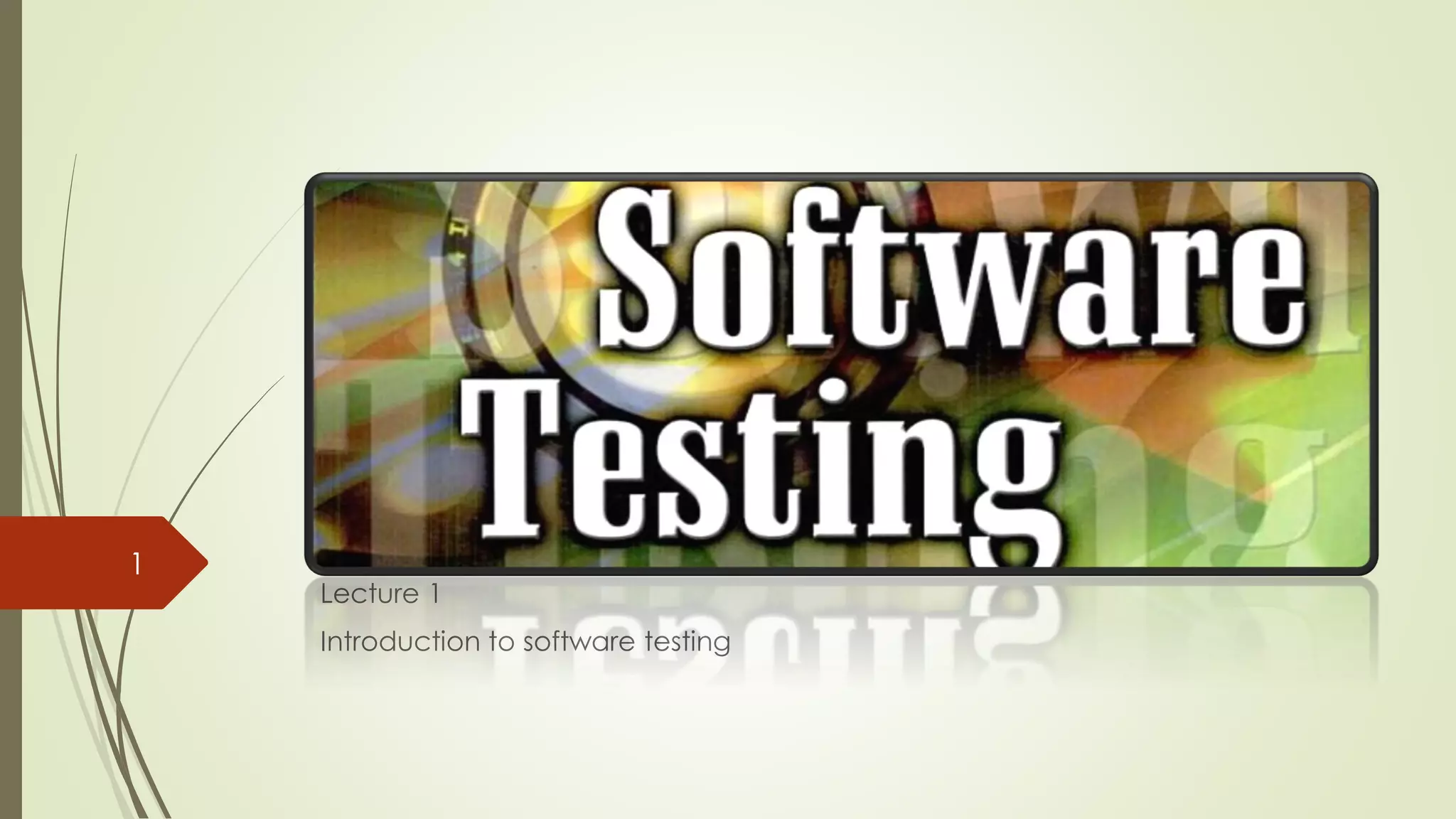 Introduction to software testing | PPT | Free Download