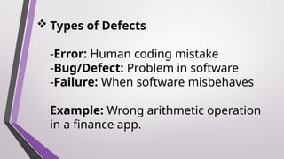 Persistent Defects In Coding Software Testing & Quality Assurance.pptx