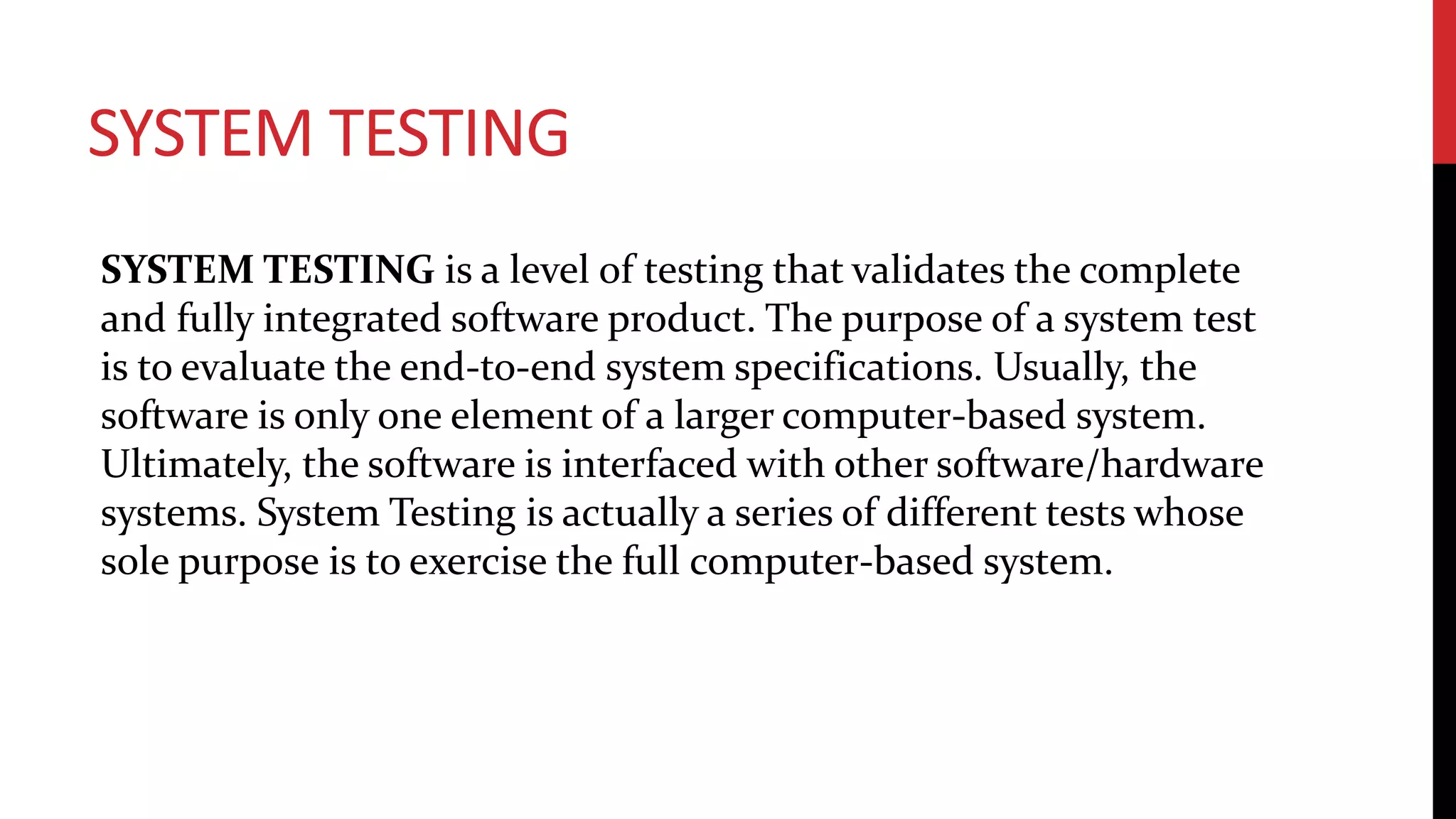 Software testing strategies | PPTX