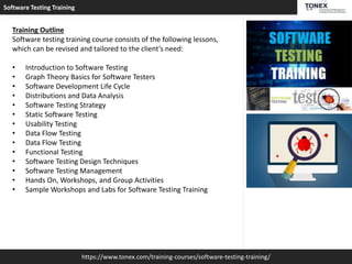 Software Testing Training : Tonex Training | PPTX