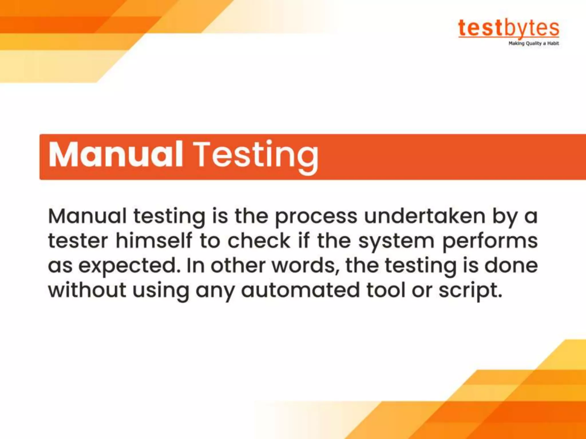 Software Testing Tutorial For Beginners | Testbytes