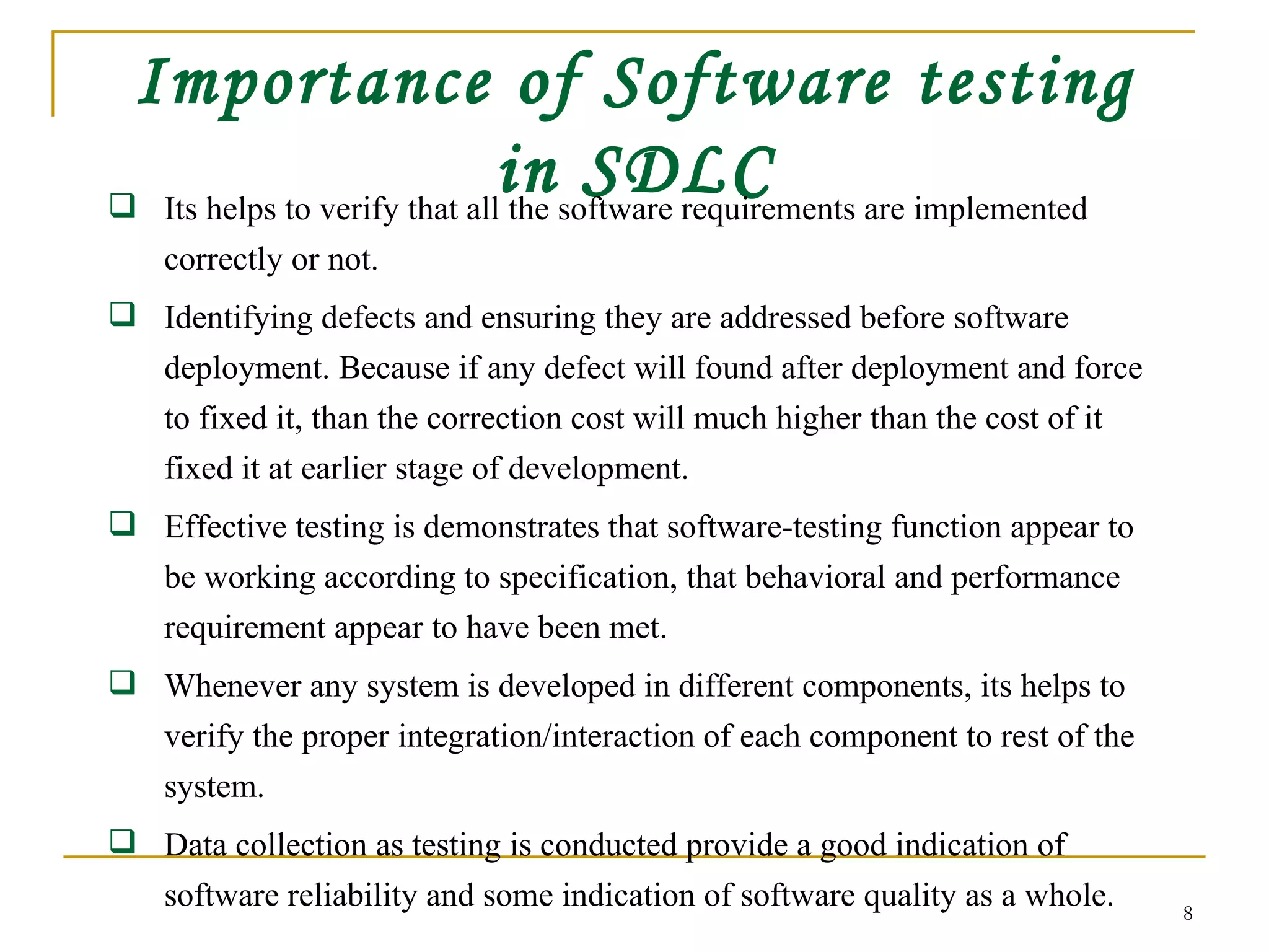 Types of Software Testing | PPT | Operating Systems | Computer Software ...