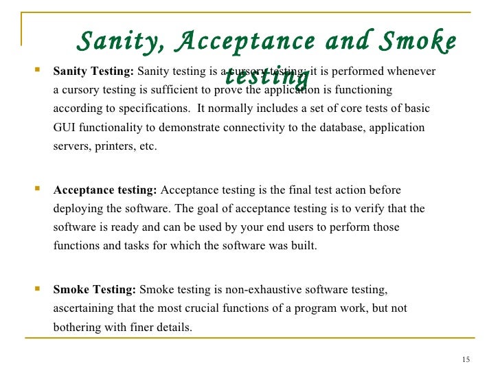 Types of Software Testing