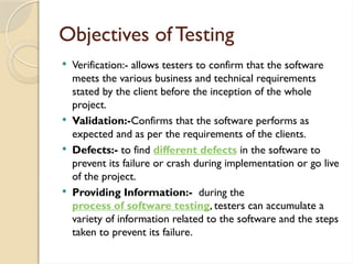 SOFTWARE TESTING unit 1 types of software testing.pptx