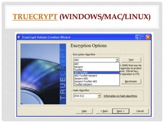 List of Software tools for encryption | PPTX