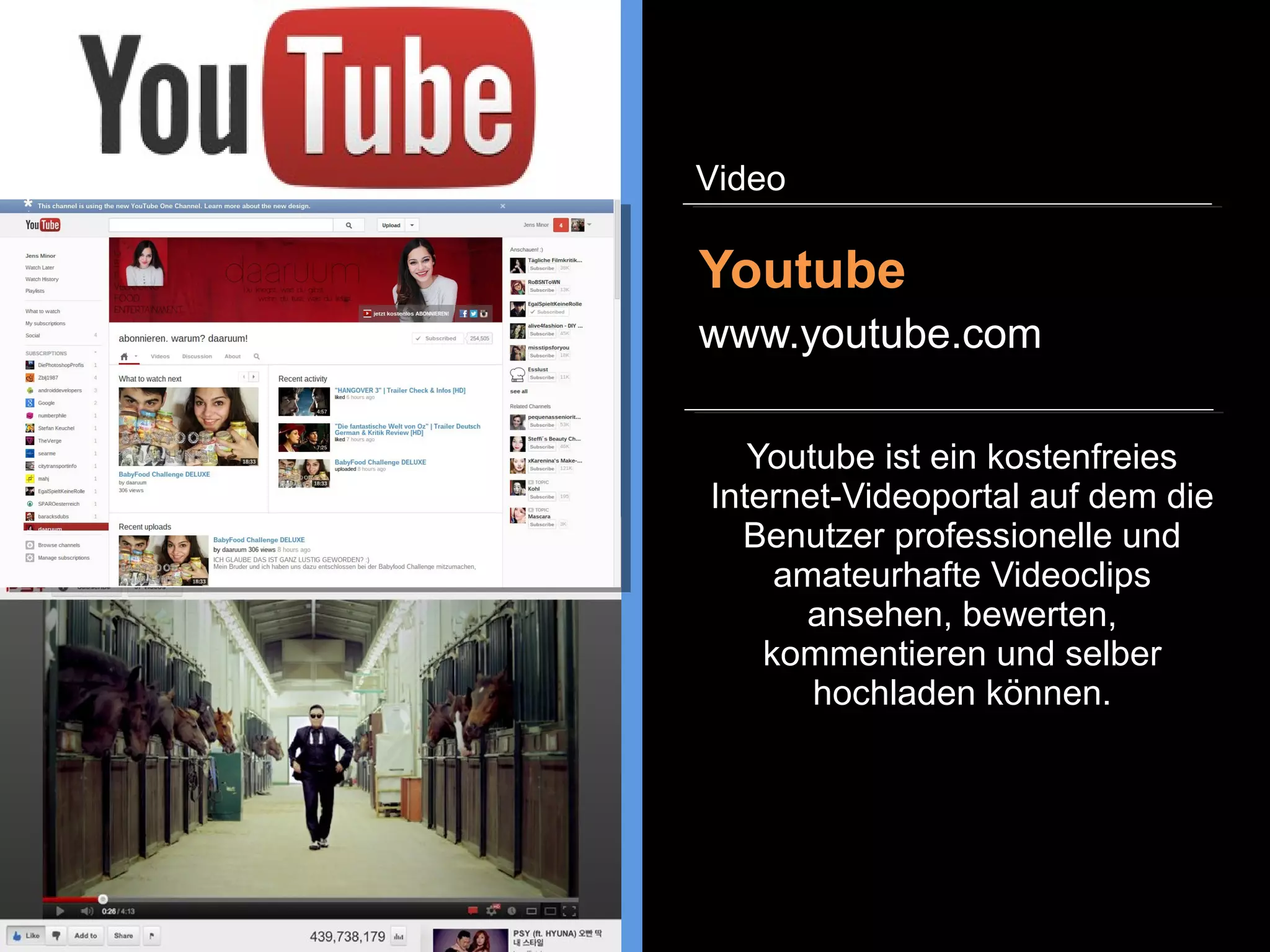 Instagram erlaubt den Nutzern mit
ihren Smartphones Fotos zu
schießen und mit Filtern zu
verfremden. Die Bilder können
auf der Plattform bewertet als
auch in anderen sozialen
Netzwerken geteilt werden.
Instagram
www.instagram.com
Photo
 