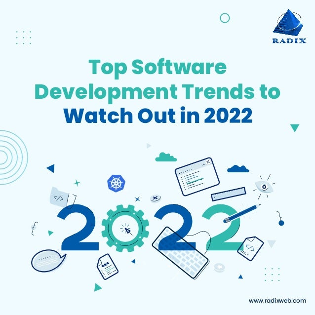 Top Software
Development Trends to
Watch Out in 2022
www.radixweb.com
 