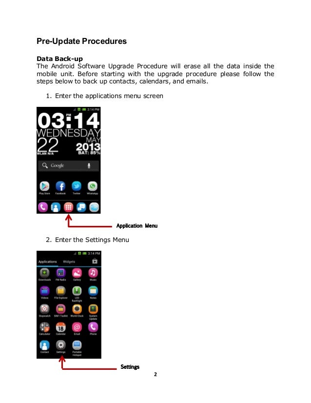 Software upgrade with dash 4.0 q203