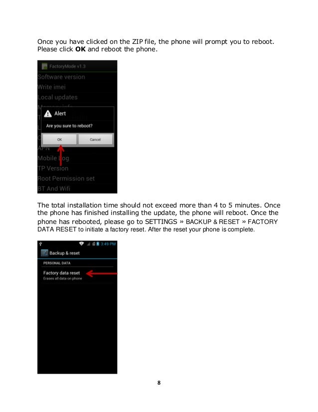 Software upgrade with dash 4.0 q203
