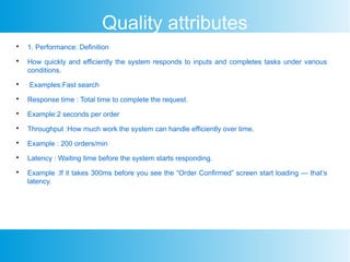 software view and quality attribute of SA | PPTX