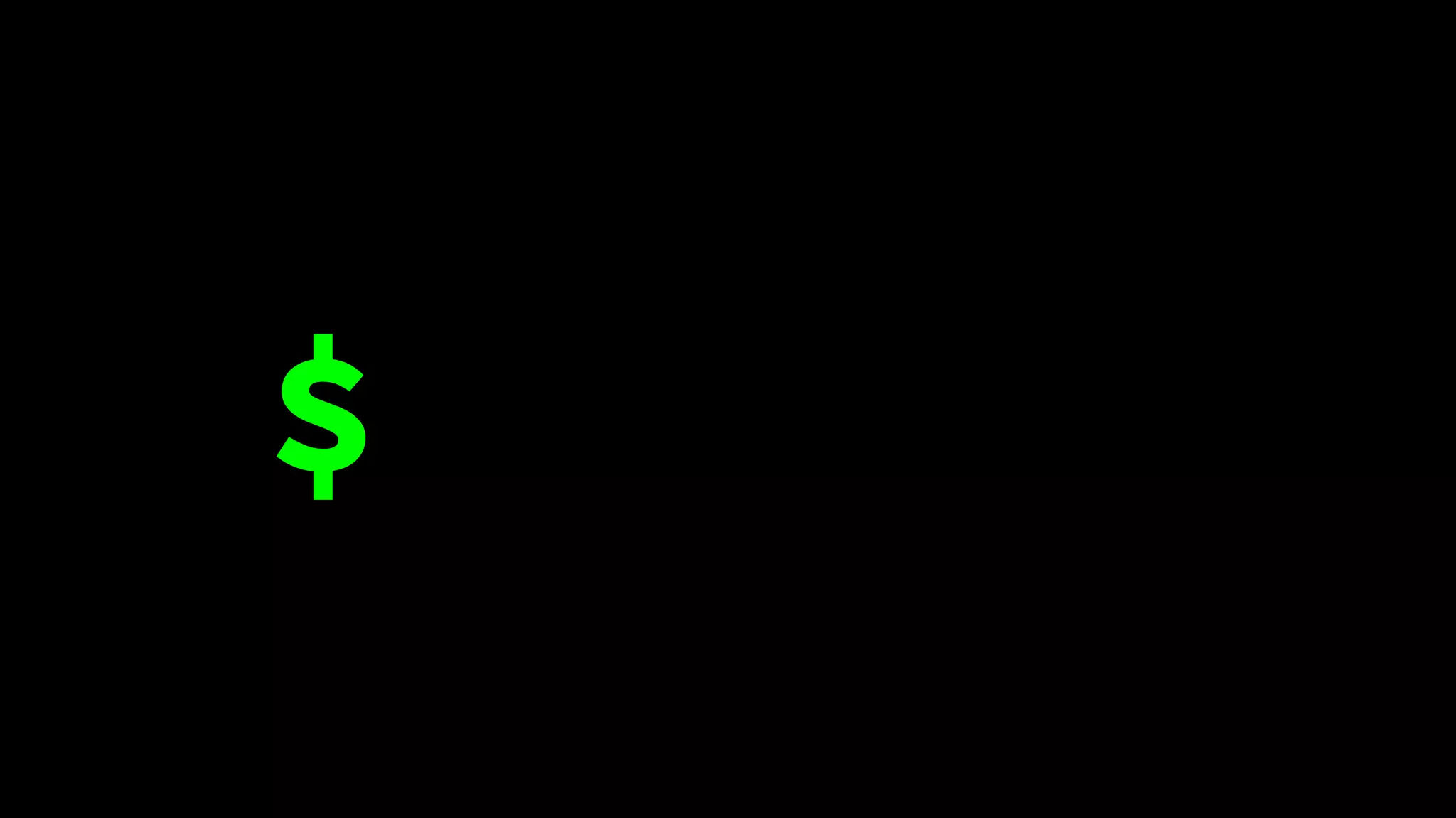 $
 