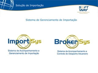 Solução de Importação Sistema de Gerenciamento de Importação 