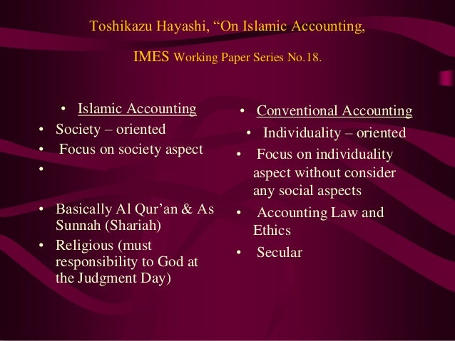 Islamic Accounting System