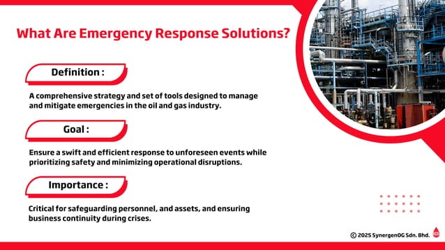 Emergency Response Solutions in the Oil and Gas Industry | PDF