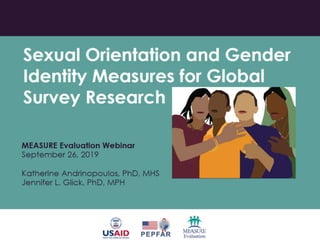 Sexual Orientation and Gender Identity Measures for Global Survey Research