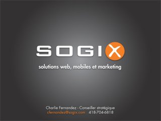 Sogix développement de solutions web mobiles et marketing