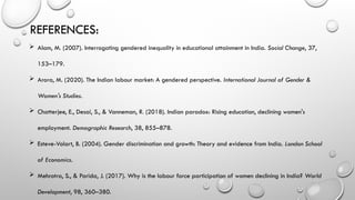 Exploring Gender Disparity and Its Impact on Economic Growth in India ...