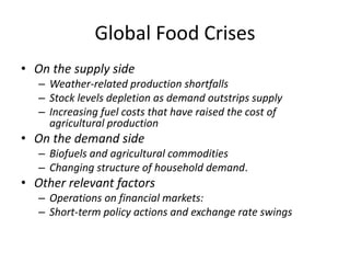 Big picture overview of challenges and opportunities for achieving food security in Asia