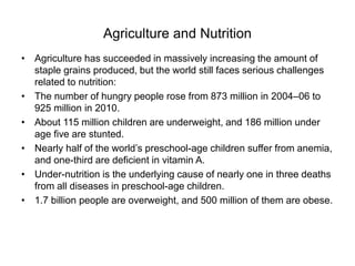 Big picture overview of challenges and opportunities for achieving food security in Asia