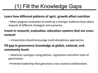 Big picture overview of challenges and opportunities for achieving food security in Asia