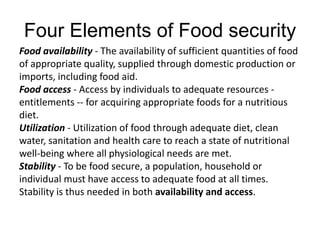 Big picture overview of challenges and opportunities for achieving food security in Asia