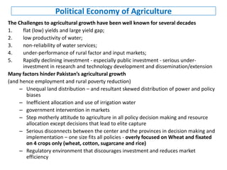 Political Economy of Agriculture
The Challenges to agricultural growth have been well known for several decades
1. flat (l...