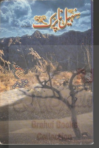 Sohail na pirak Brahui Book written by shahzad nazeer سہیل نا پرک براھوئی کتاب