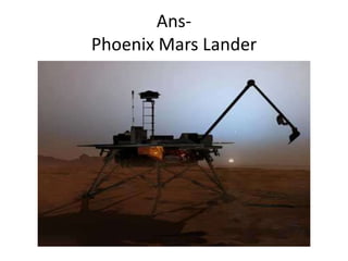 AnsPhoenix Mars Lander

 