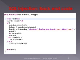 sohamsengupta@yahoo.com Monday, October 13, 2014 6 
 