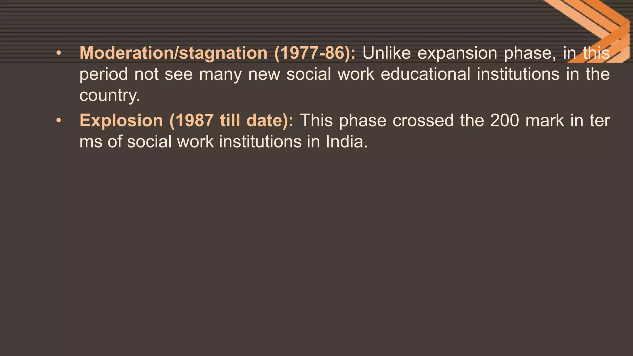 Evolution of Social Work Education in India | PPTX