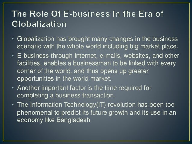 Status Potential and Constraints in e business Status Potential and Constraints in e business