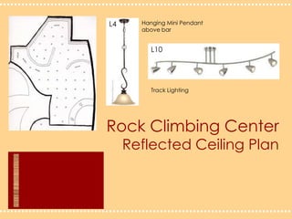 Hanging Mini Pendantabove barL4L10Track LightingRock Climbing CenterReflected Ceiling Plan