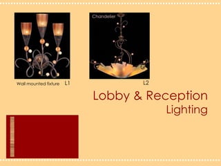 ChandelierL2L1Wall mounted fixtureLobby & Reception Lighting
