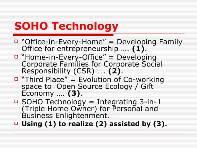 Soho Technology | PPT