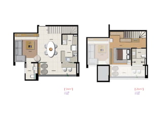[ 54m2 ]   [ 26m2 ]
>>> Loft   >>> Loft
10 nível   20 nível
 