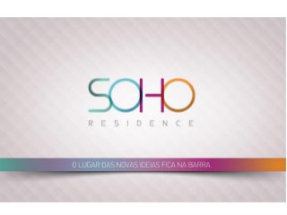 Soho residence- Barra da TIjuca-Apartamento de 1,2,3 quartos com suítes