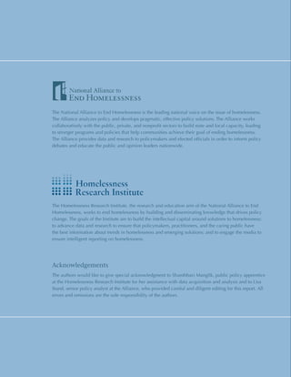 State of Homelessness In America | PDF