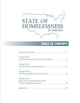 State of Homelessness In America | PDF