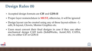 SOI-MEMs is a 3 mask process for designing process flow of mems | PDF