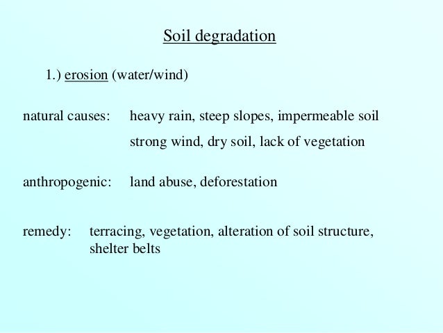 Anthropogenic Causes Of Soil Erosion – GXSSB