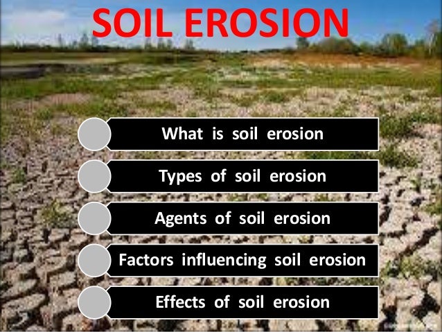 SOIL PROFILE SOIL EROSION SOIL CONSERVATION CONTROL ON FLOODS