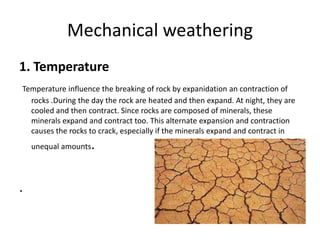 Soil formation by weathering by Tasssanam Naz | PPT