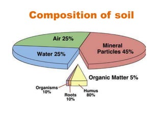 Composition of soil
 