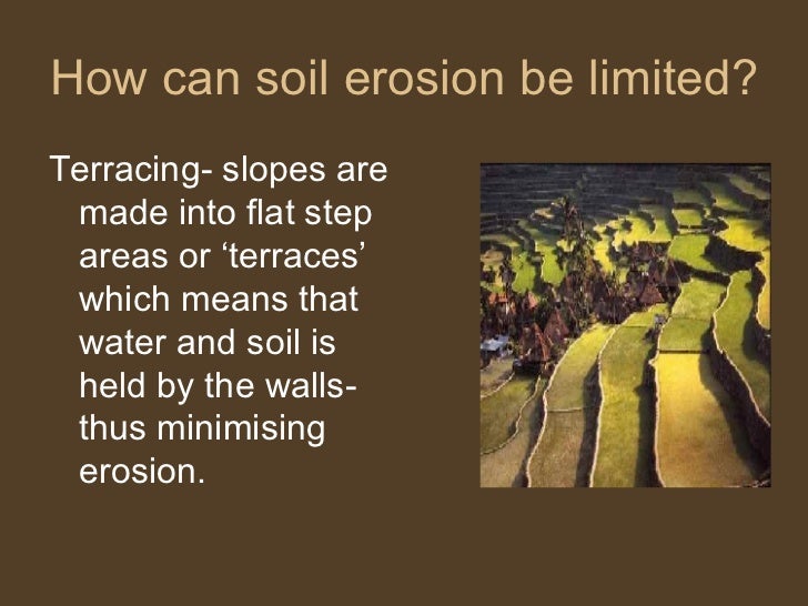 soil erosion
