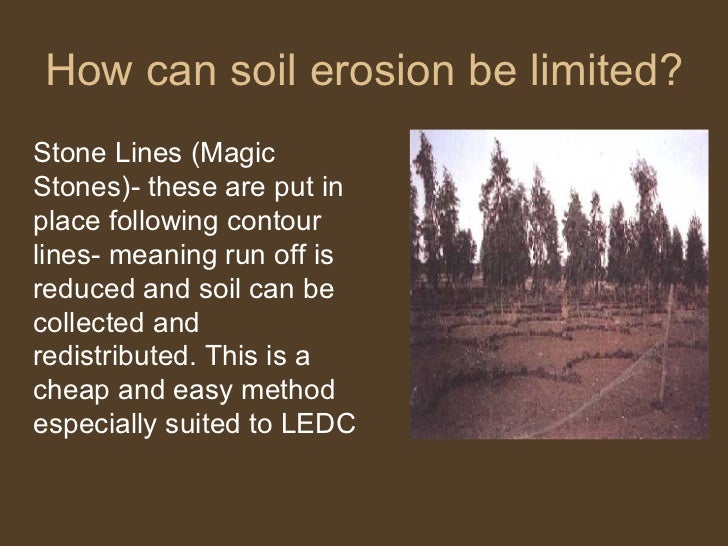 soil erosion