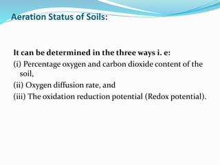 Soil aeration