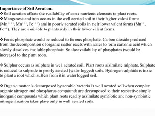 Soil aeration