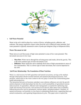 Soil and Plant Water Relations physical mechanisms.pdf